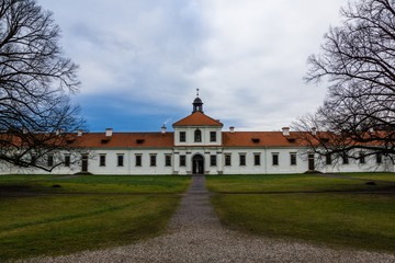 Fototapeta na wymiar Baroque monastery Camaldolese in Pazaislis, Kaunas, Lithuania