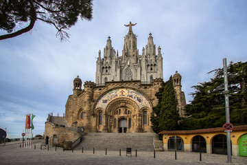Obraz premium Temple of Sacred Heart, Barcelona