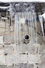 icicle, frozen water