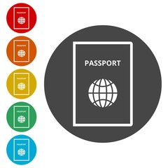 Passport icon - Illustration