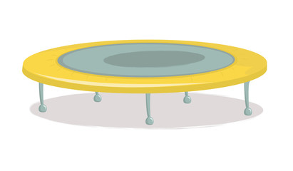 Cartoon trampoline vector illustration. - 187316093