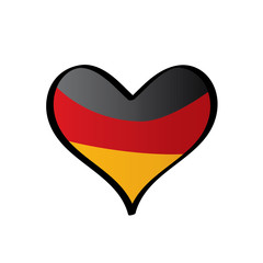 Germany flag, vector illustration