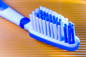 toothbrush macro photo