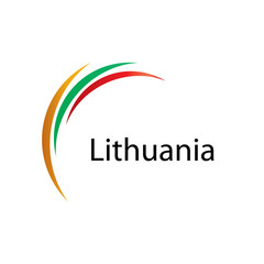 Lithuania flag, vector illustration