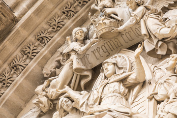 Fototapeta premium Entrance door of Sevilla Cathedral. Sevilla, Spain