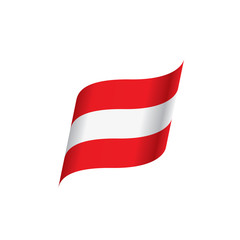 Austria flag, vector illustration