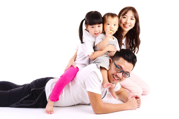 Asian family