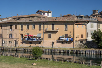 Rieti (Italy), along Velino river