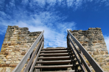 Römischer Wachturm, Rekonstruktion in Mönchsroth, Bayern, Deutschland