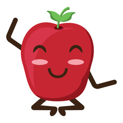 kawaii apple icon image