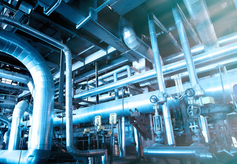 Industrial zone, Steel pipelines and cables