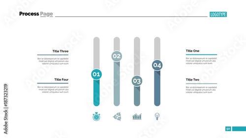 Four Column Chart Template