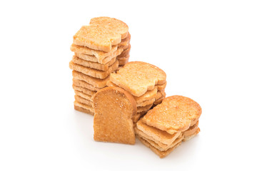 Fototapeta na wymiar baked toast garlic bread