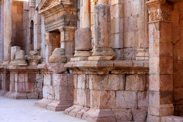 Ruins of the Roman city of Gerasa, Jerash, Jordan