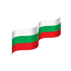 Bulgaria flag, vector illustration