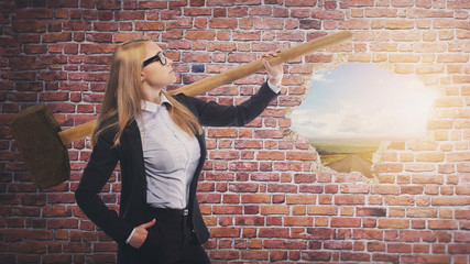 vision schaffen mit links