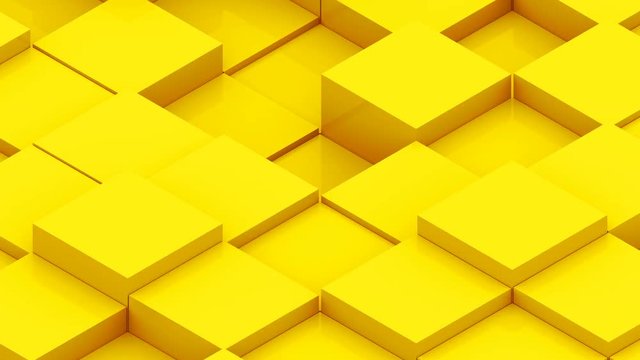 Abstract background with isometric cubes. Seamless loop