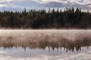Lake with Fog