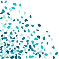 Vector Confetti Background Pattern. Element of design. Colored leaves on a white background