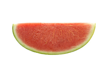 Sliced watermelon. isolated on white background. Clipping path