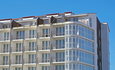 modern apartment house