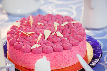 pink cake