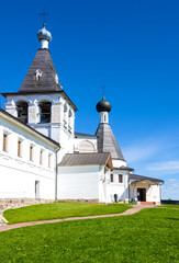 Fototapeta na wymiar Virgin Rozhdestvensky Belozersky Monastery. Ferapontovo, Kirillovsky district, Vologda region, Russia