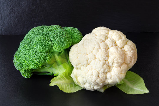 Brokkoli und Blumenkohl