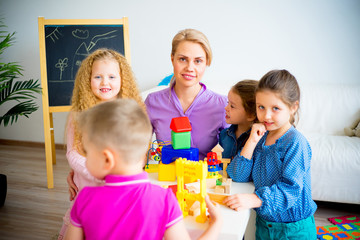 Children in kindergarten