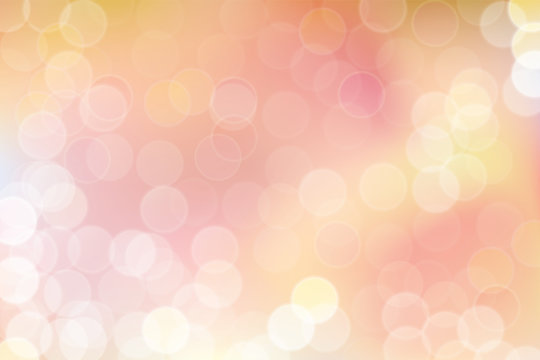 Vector bokeh abstract background with pink tone.