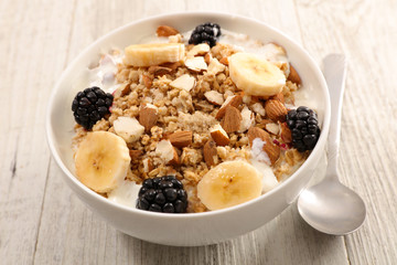 cereal,dairy and fruit
