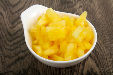 Canned pineapple