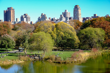 early autumn in Central Park, New York - 187341017