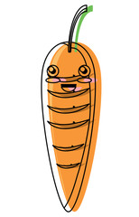 kawaii carrot icon