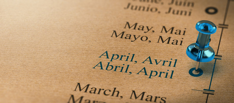 Focus on April, Months of the Year