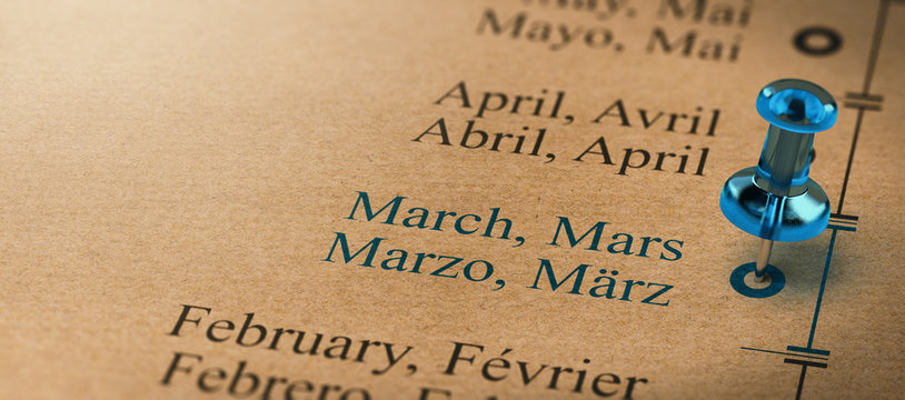 Months of the Year, March