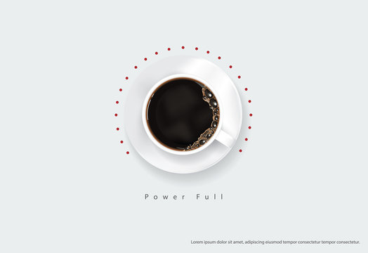 Coffee Poster Advertisement Flayers Vector Illustration © pongpongching