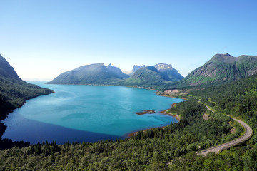 Fototapeta premium Gryllefjord Senja, Norway