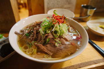 Warm bowl of soup