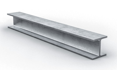 steel metal beam 3d