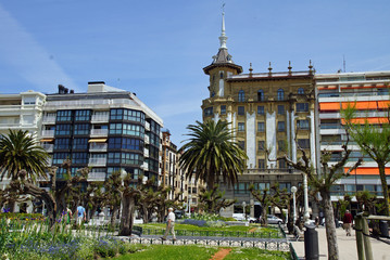 Park an der Promenade San Sebastian