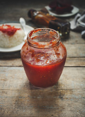 tomato adzhika - vegetable hot sauce