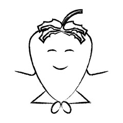 kawaii strawberry icon