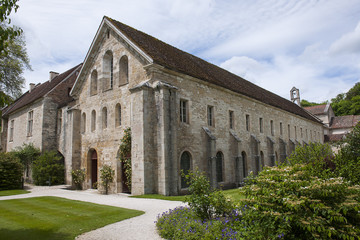 Fototapeta na wymiar Abtei Fontenay, Burgund, Frankreich