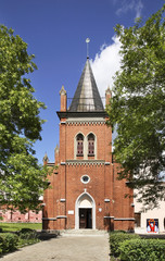 Fototapeta na wymiar Former Lutheran church in Polotsk. Belarus