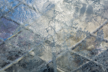 The texture of the ice
