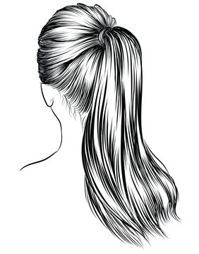 Ponytail Illustration Images – Browse 17,001 Stock Photos, Vectors, and  Video | Adobe Stock
