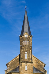 Fototapeta na wymiar Kirche Stadt Wehlen