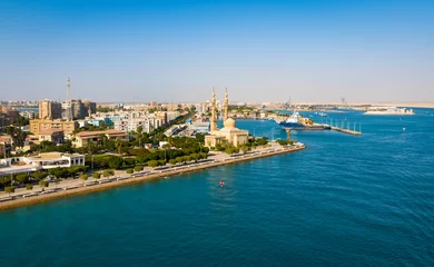 Fotobehang Suez port, Egypt © Nancy Pauwels