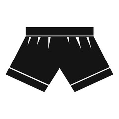 Male underwear icon, simple style